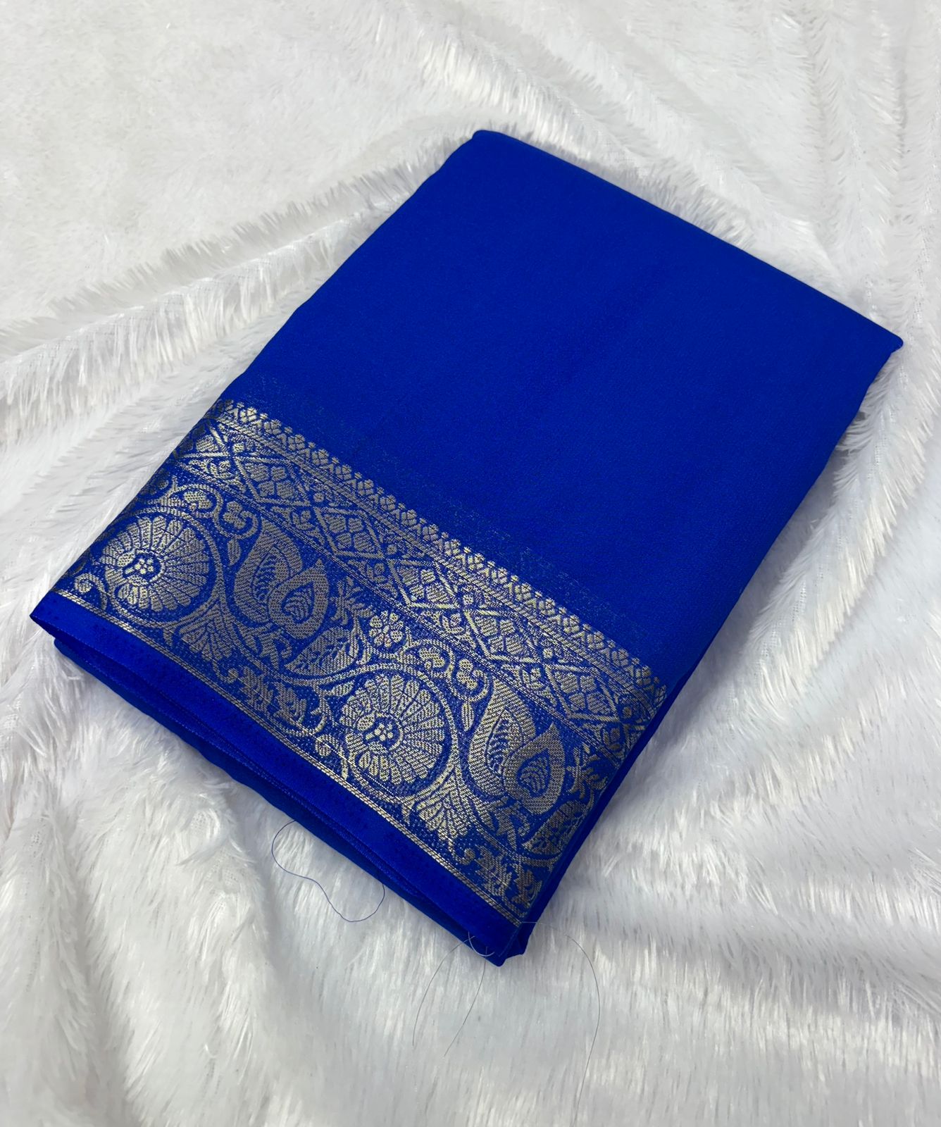 GEORGETTE SILK SAREES IN SELF COLOURS MT105