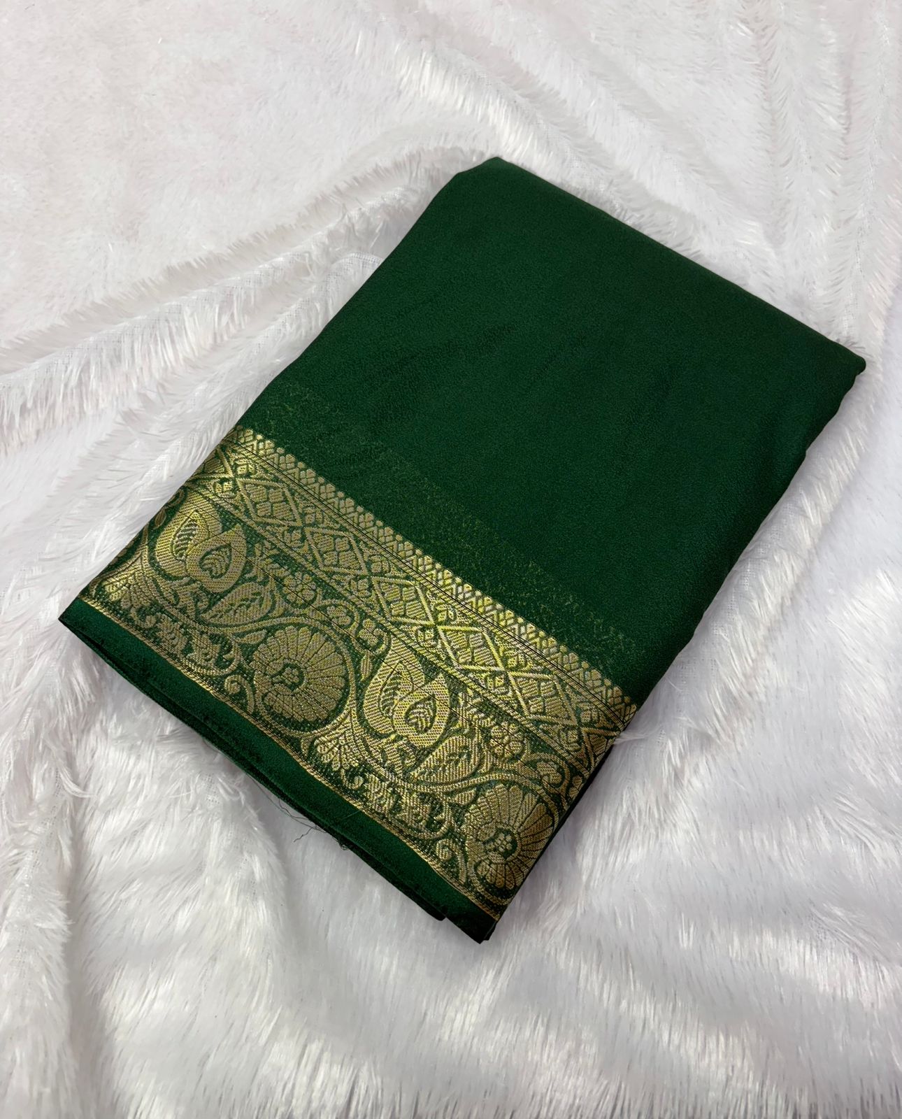 GEORGETTE SILK SAREES IN SELF COLOURS MT105